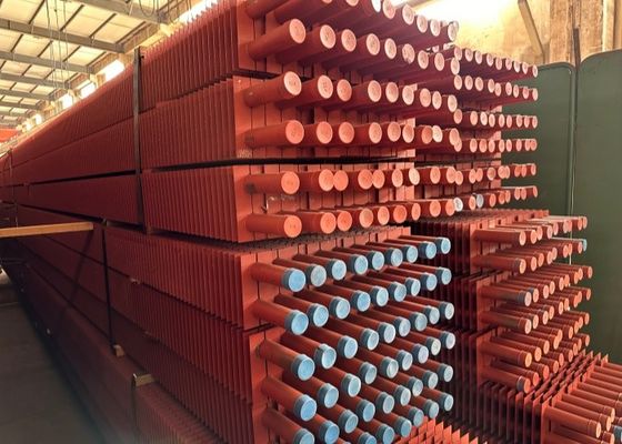 الغلاية عالية الكفاءة H Fin Tube سبيكة النحاس 12.7-18mm Base Pipe OD