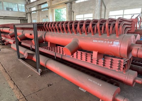 الطول 23000mm الغلاية بخار رأس المبادل الحراري أنبوب المياه