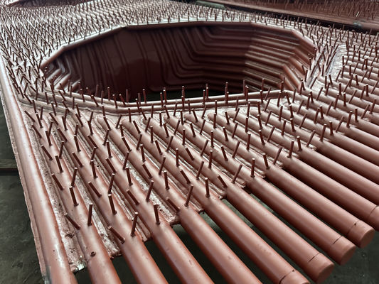 أبعاد الأنابيب 38.1 * 3.2 بناء جدار غشاء المرجل الأداء العالي