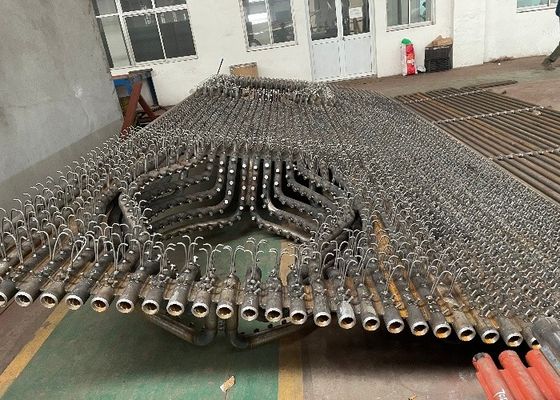 ASME الجودة العالية محطة توليد الكهرباء الغلاية أجزاء جولة أنابيب الفولاذ الغلاية أنابيب غشاء الجدار المائي الجدار لوحة