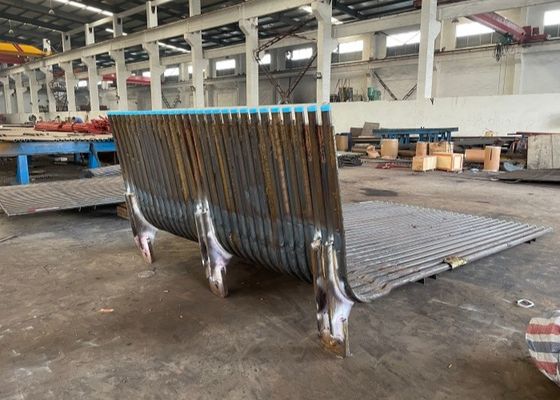 عنصر التدفئة الغلاية احتياطات المياه ألواح الجدار للغلاية البخارية التي تعمل بالغاز