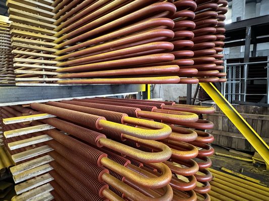 ملحقات الغلاية أنبوب الفولاذ Economizer مع أنبوب ذو أجنحة