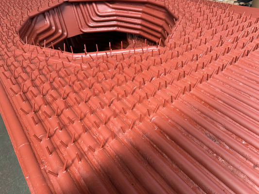 لحام القوس الغارق 38.1*3.2 بناء جدار غشاء المرجل الكفاءة العالية